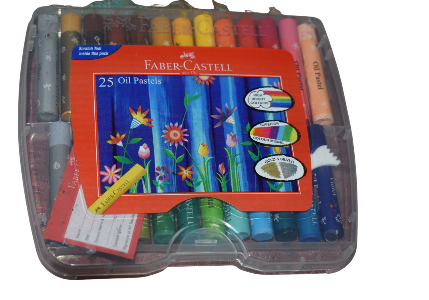 Faber-Castell Oil Pastel Set – Pack of 25 (Assorted) – Art Never Die !!